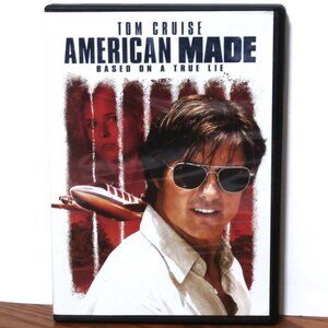 AMERICAN MADE DVD Based on a True Lie Tom Cruise, Domhnall Gleeson, Sarah Wright